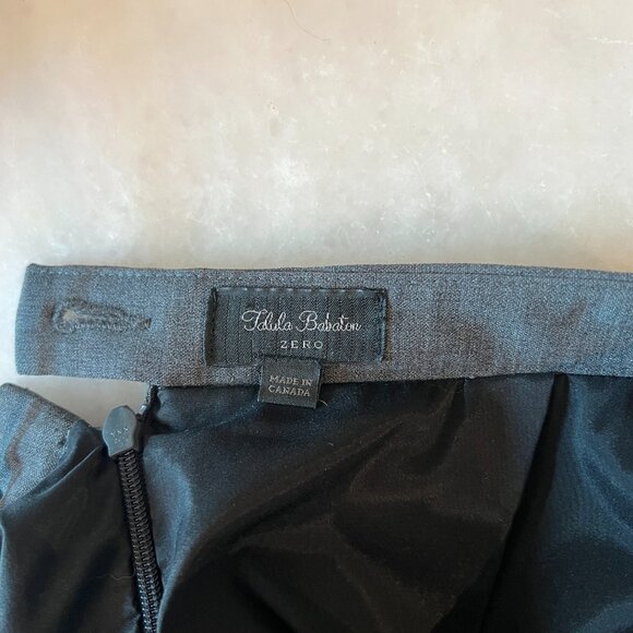 Aritzia - Talula Babaton - Grey Wool Suiting Pencil Skirt - 0 - Picture 4 of 5